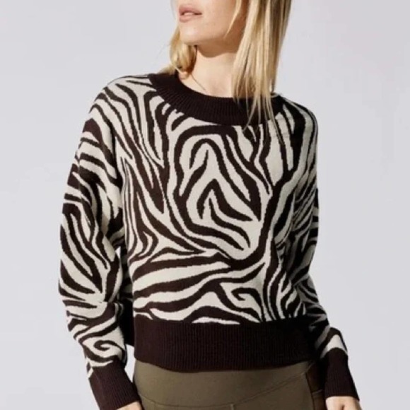 Carbon38 Sweaters - New Carbon38 Zebra Sweater